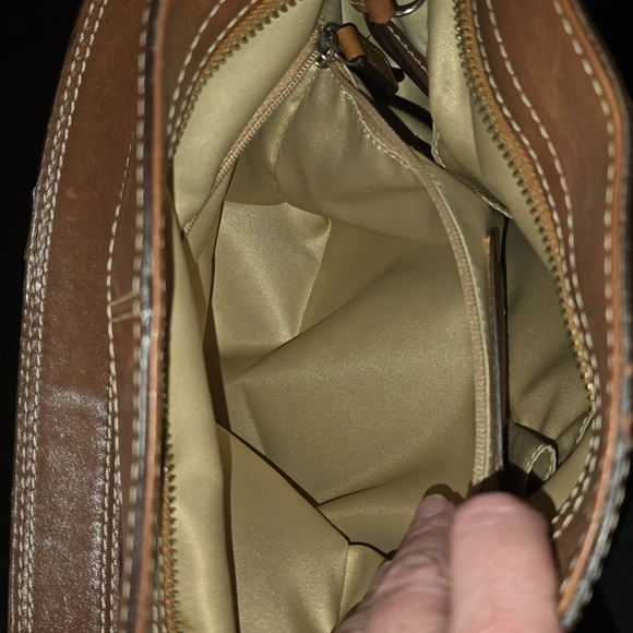 Gold and tan Coach purse - Picture 14 of 14